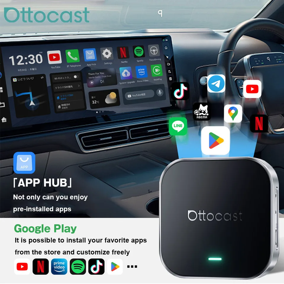 Ottocast OttoAibox E2 カーオーディオ用 OTTOAIBOX E2
