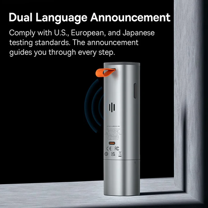 Baseus Alcohol Tester Professional Breathalyzer Alcotest With LED Display Dual Mode Switch For Alcohol Meter Tester