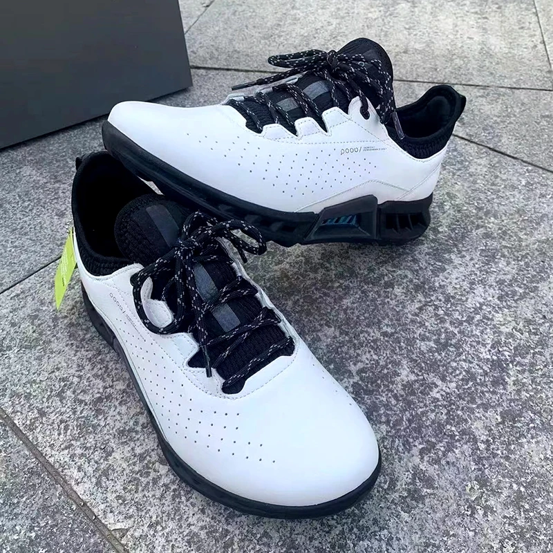 High-quality Men's Sports Shoes Leather Waterproof Anti-slip Comfortable Walking Fitness Outdoor Sports Casual Men's Golf Shoes