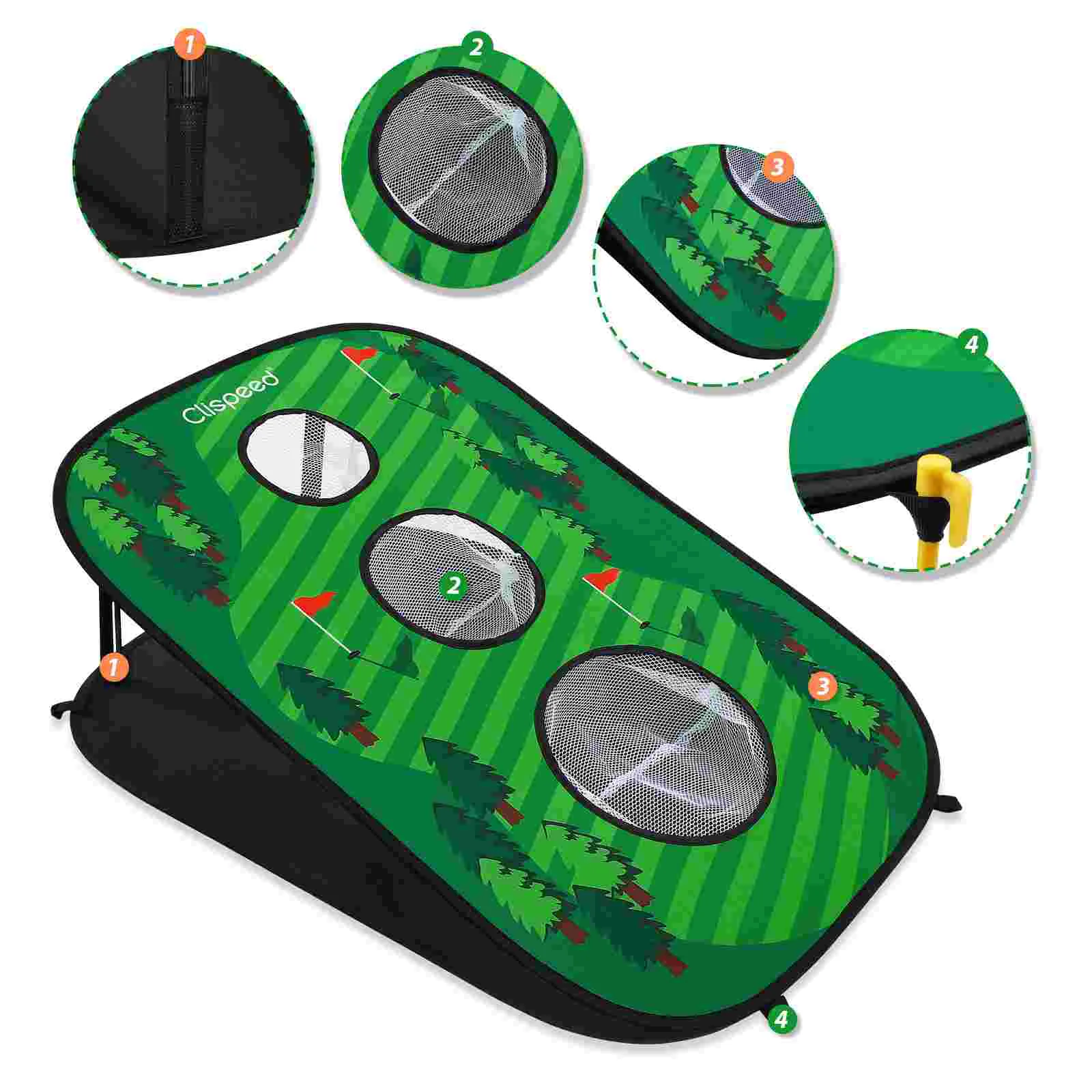

Hitting Net Professional Chipping Indoor Personal Training Kit Golfing with Mat