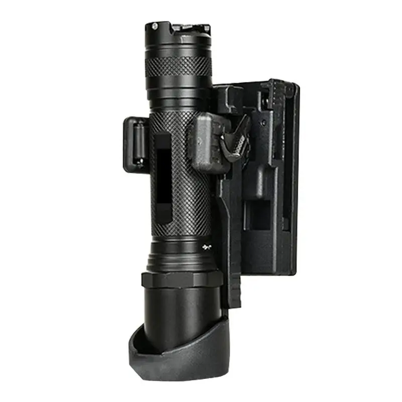 Flashlight Holster For Belt Rotatable Flashlight Carrier Gear Belt Holder Sturdy Pouch Holster Light Carry