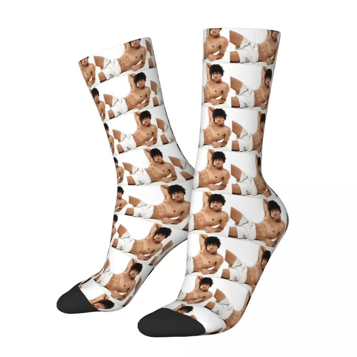 

Crazy Sock for Men Gavin Casalegno Sexy Hip Hop Harajuku Gavin Casalegno Actor Happy Seamless Pattern Printed Boys Crew Sock