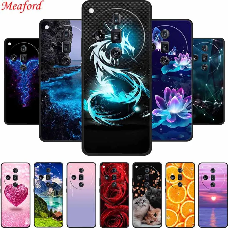 Per Oppo Find X7 Ultra Case 6.82 "Custodie Morbide In Silicone Nero Per Oppo Find X7 Cover Posteriore Custodia Findx7 X 7 Ultra Coque Shell