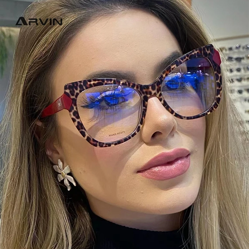 Anti Blue Light Glasses Frame Women Cat Eye Fashion Designer