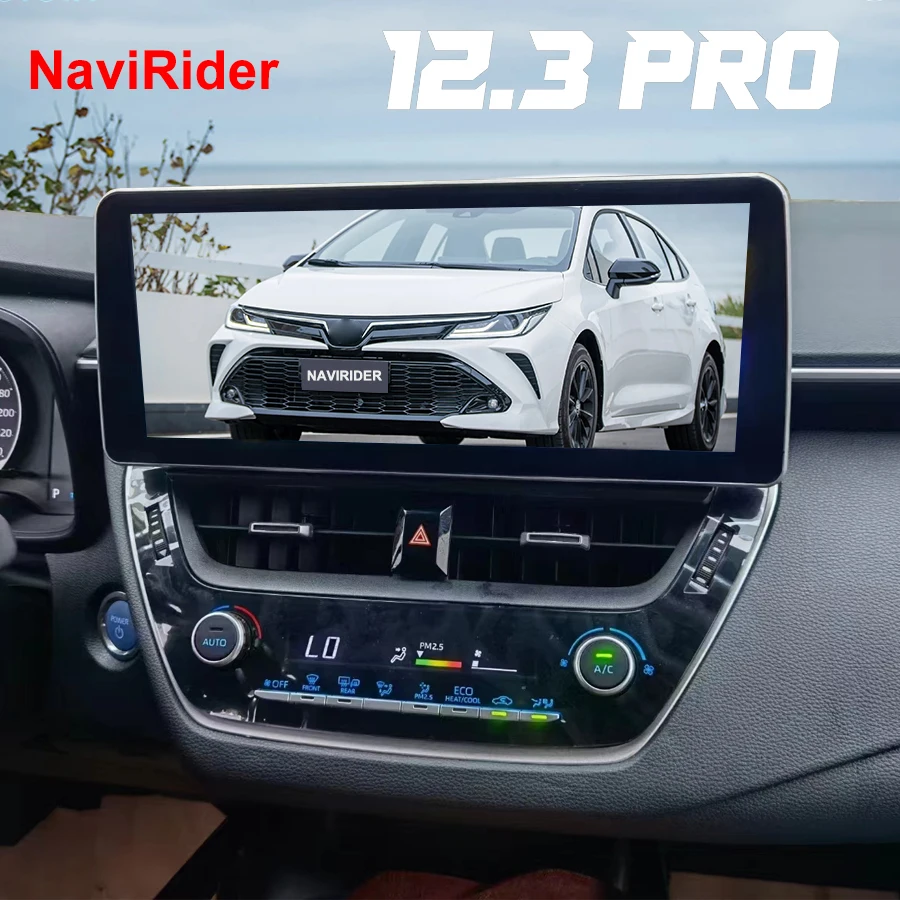 Reproductor Multimedia de vídeo para coche Toyota Corolla, pantalla de