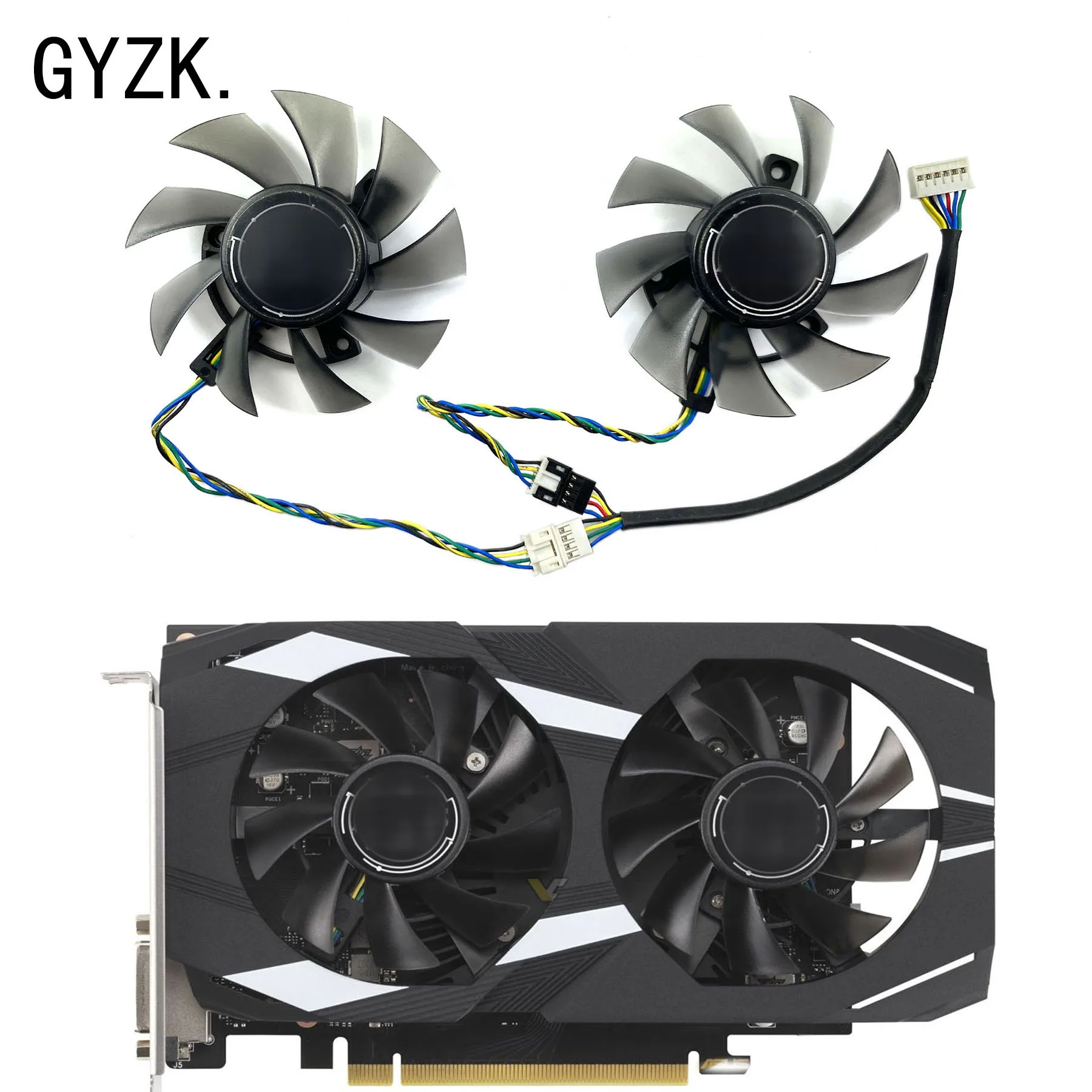 Nuovo Per Asus Geforce Rtx 3050 6Gb Dual Oc Ventola Di Ricambio Per Scheda Grafica Fd8015U12S