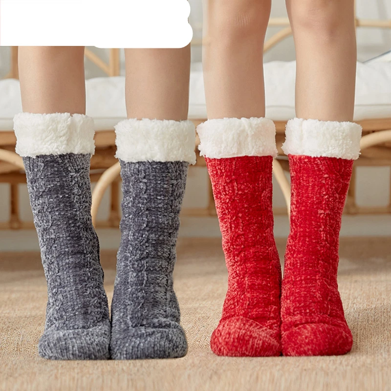 

Winter floor socks adult snow socks sleep socks home moonsock leg cover carpet socks slippers socks wholesale for women