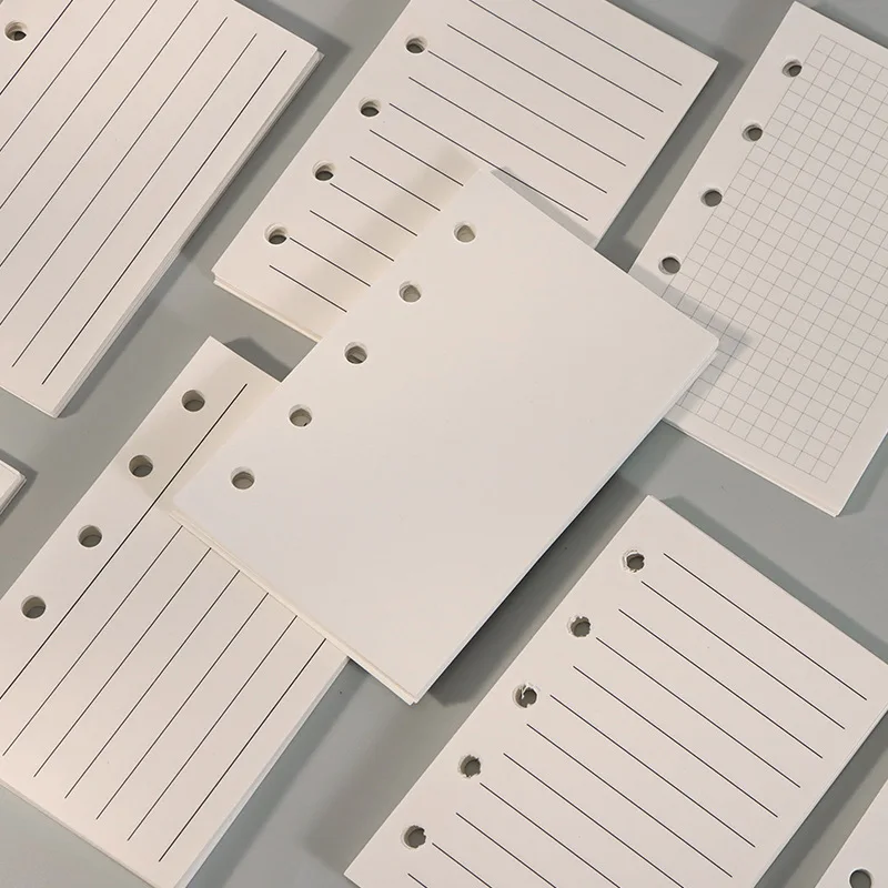 M5 Loose Leaf Notebook Refill Spiral Binder Inner Page Weekly Monthly To Do Line Dot Grid Inside Paper Stationery notebook refill paper refill binder