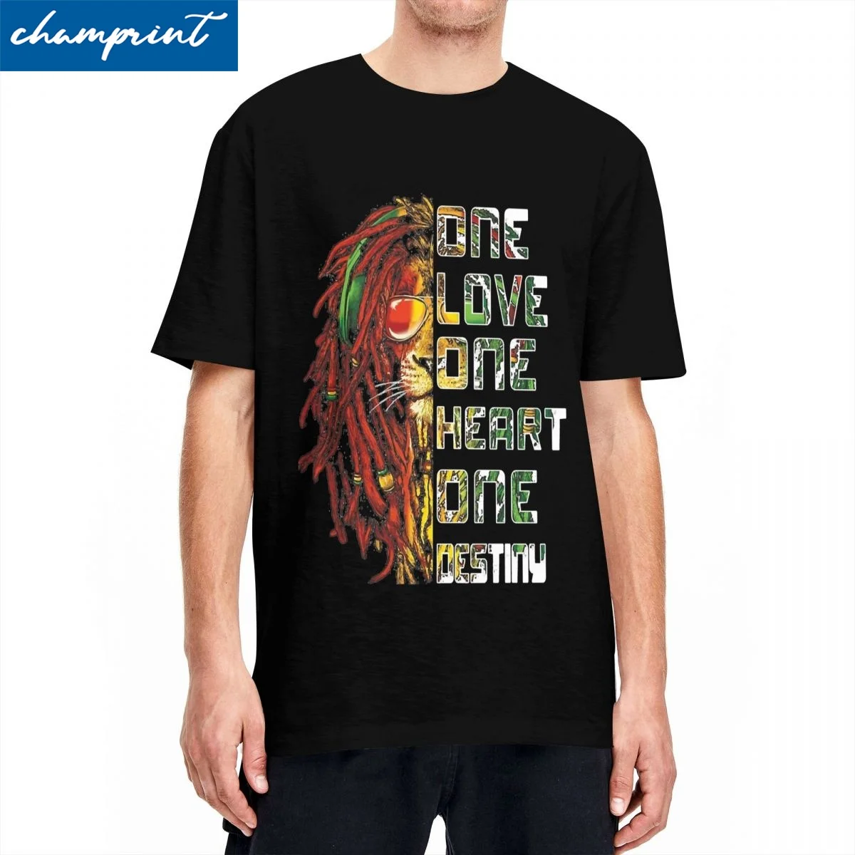 Uomo Donna Legend Bob Marley Ajax Magliette Rasta Lion 100% Cotone Top Vintage Manica Corta Girocollo T-Shirt Taglie Forti