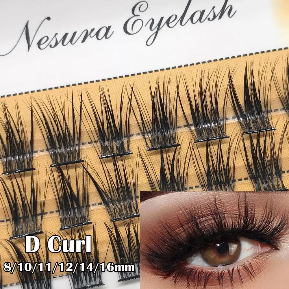 

Eyelash Extension Soft Dramatic False Eyelashes Segmented Eyelashes Individual Eyelashes Fluffy Natural 3D Mink Hair