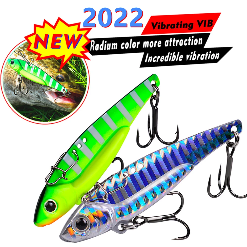 

1pcs Metal Vib Blade Lure Fishing Lures Spinner Bait 3D Eyes Sinking Vibration Baits Artificial Vibe for Bass Pike Fish Perch