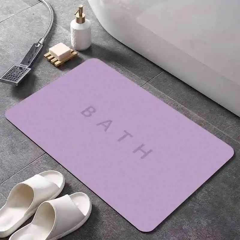 

2023 Living room mat, bathroom anti-skid mat, bathroom grey
