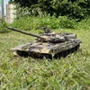 Henglong 3938 T-90 Metal Russian Main Battle Tank RC Model Can Launch Simulation Model Crawler Electric Remote Control Toy Car 6