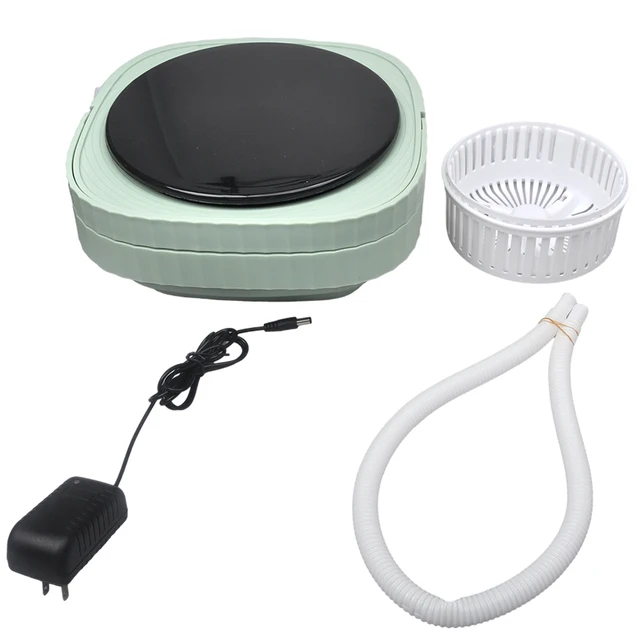 Lavatrice portatile pieghevole da 6L 11L con asciugatrice rotante per vestiti da viaggio a casa biancheria intima ad ultrasuoni calzini mini lavatrice 110V 220V 4