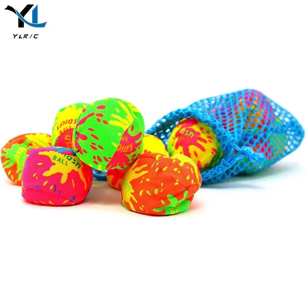 12pcs Water Bomb Splash Balls Quick Fill Water Bomb Ball Reusable Party Supplies Fight Games Summer Outdoor Pool Beach Toy