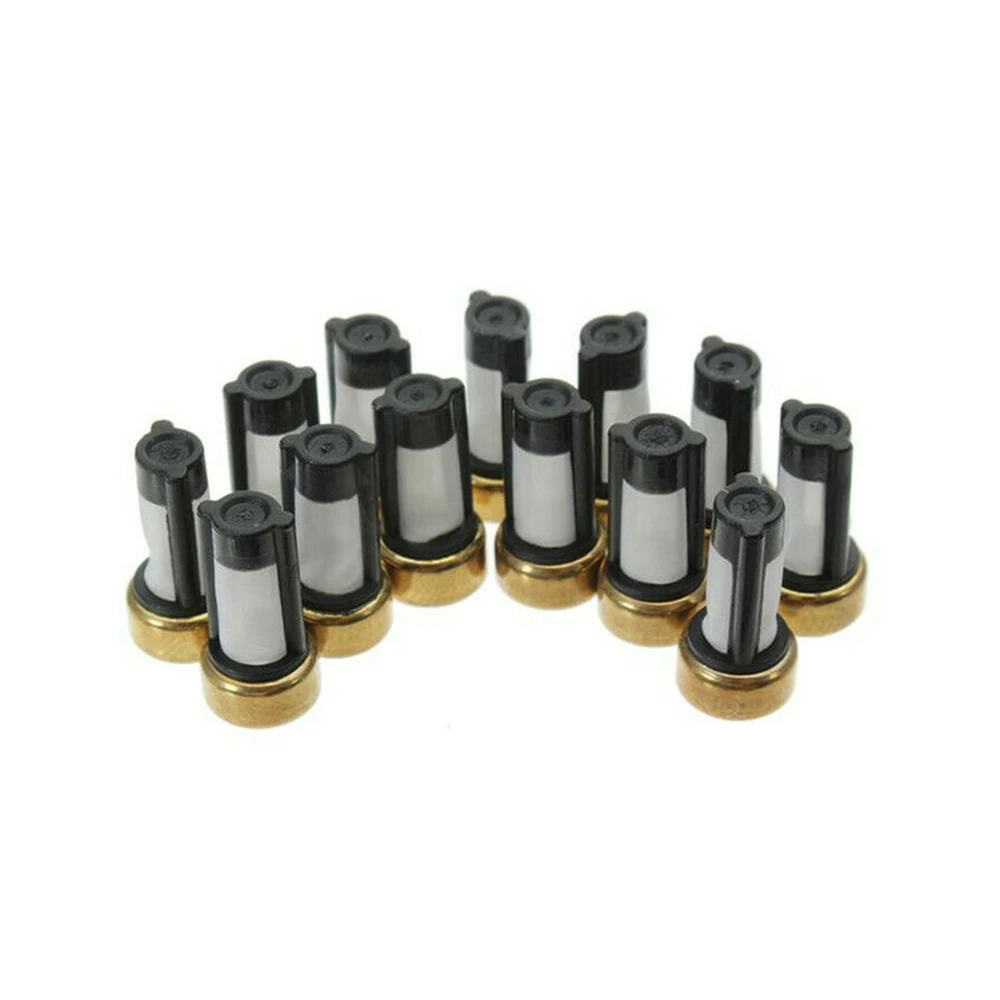 Fuel Injector Cleaner Diesel Injector Tube Fuel Injector Removal Tool Universal Auto Fuel Injector Micro Basket Filter Fit For ASNU03C Injector Repair Kits 6*3*12mm