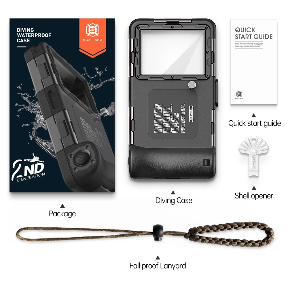 15M Waterproof Case For iPhone 15 14 13 12  Pro Max Underwater Photography Diving Phone Case Shell For Samsung S24 S23 22 Ultra