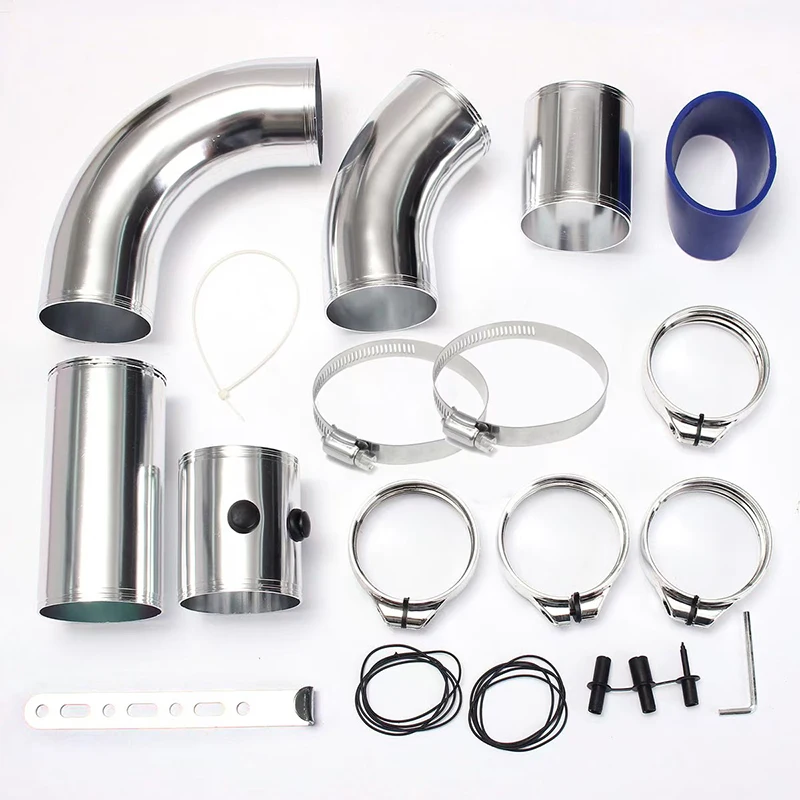 76mm Universal Cold Air Intake Kit 4
