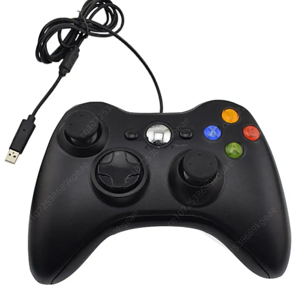 Xbox 360 윈도우즈용 게임 핸들, USB 유선 게임 패드, 더블 쇼크 게임 컨트롤러, 비디오 게임 콘솔 조이스틱, 10/8.1/8/7