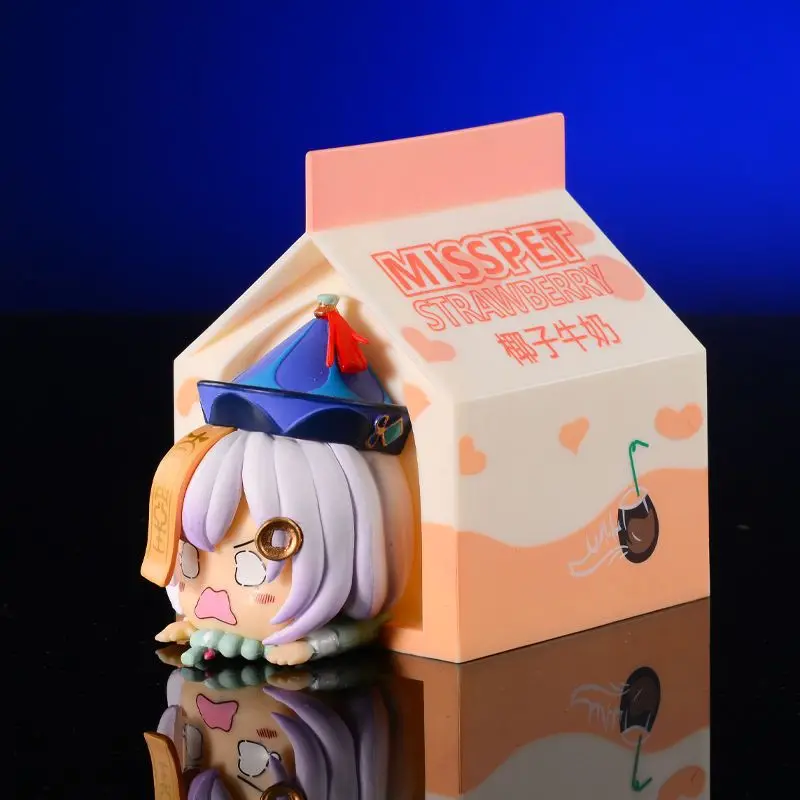 

Фигурка аниме Genshin Impact, куклы Paimon Qiqi с молочной коробкой, экшн-фигурка из ПВХ, фигурка Кли Ху Тао, Коллекционная модель, куклы, подарки, игрушки