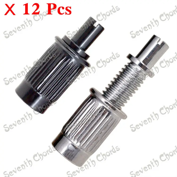 

12 Pcs 2 Colors LP Electric Guitar Tune-O-Matic Bridge Studs & Anchors / Adjustment screw - Thread Diameter 8MM