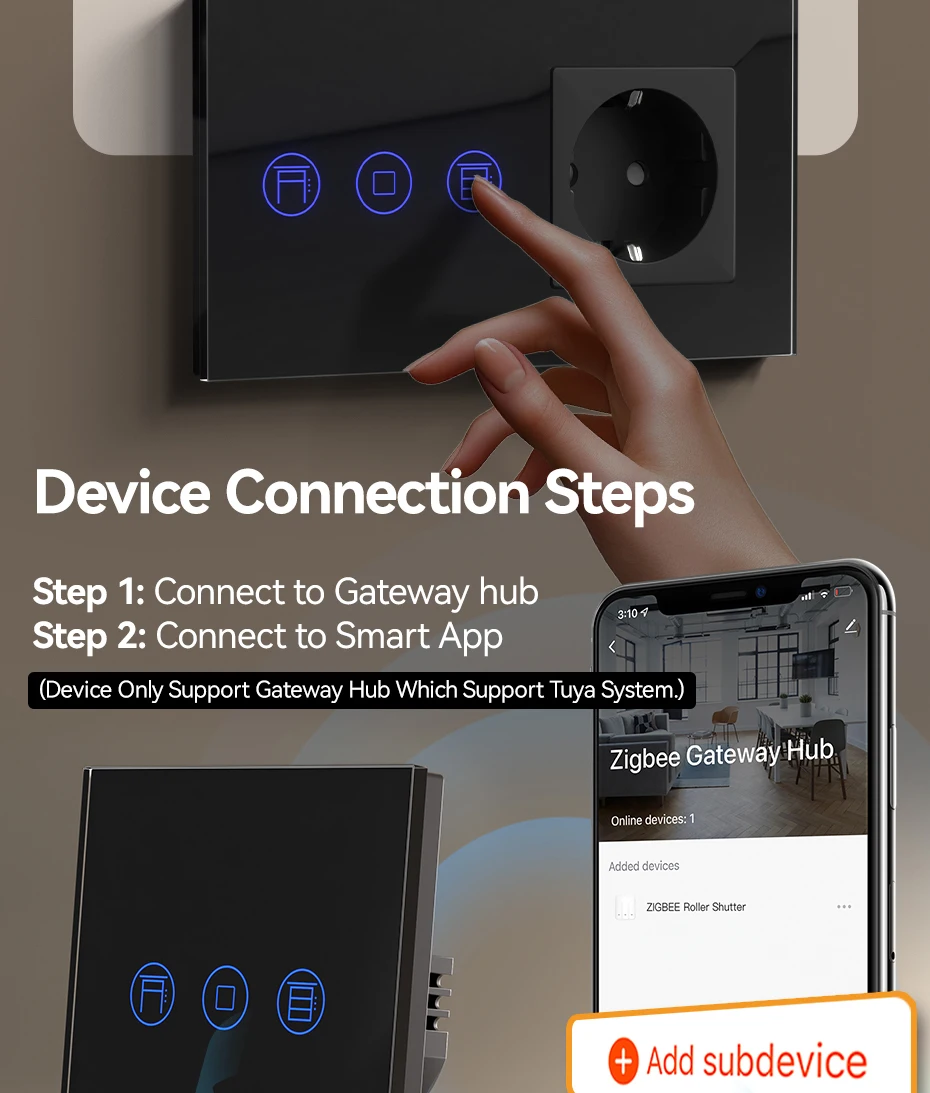 BSEED tempered glass panel in white black and golden