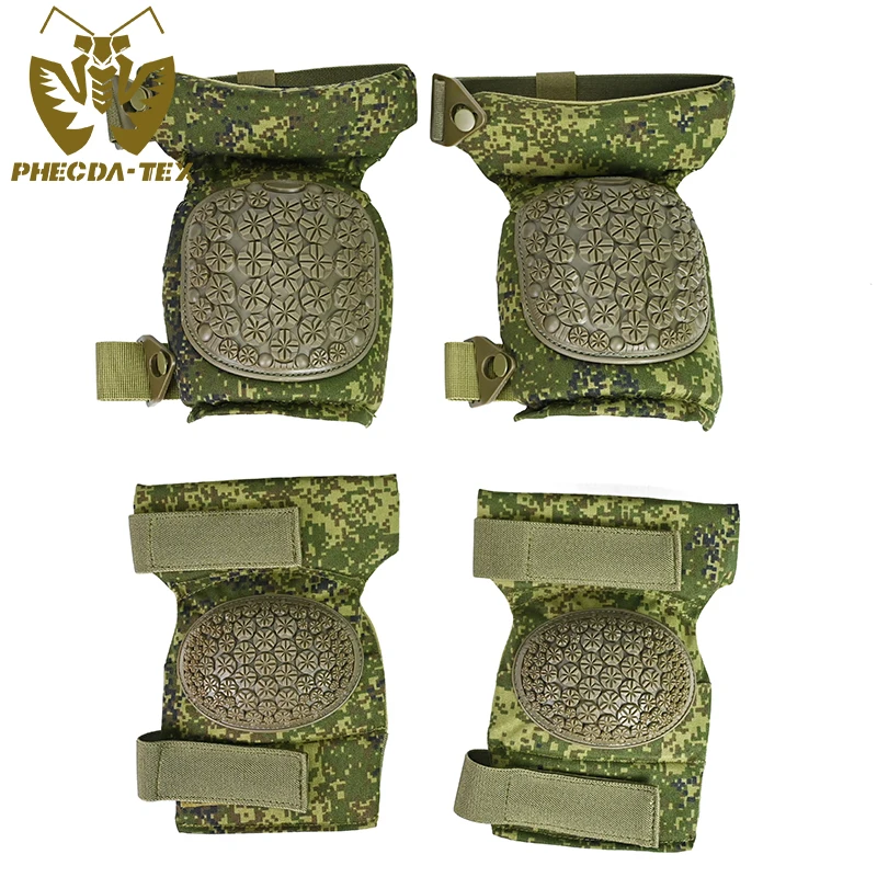 Knee Pad Elbow Pads 1000D waterproof fabric TPU panel adjustable outdoor tactical cycling roller skating protector