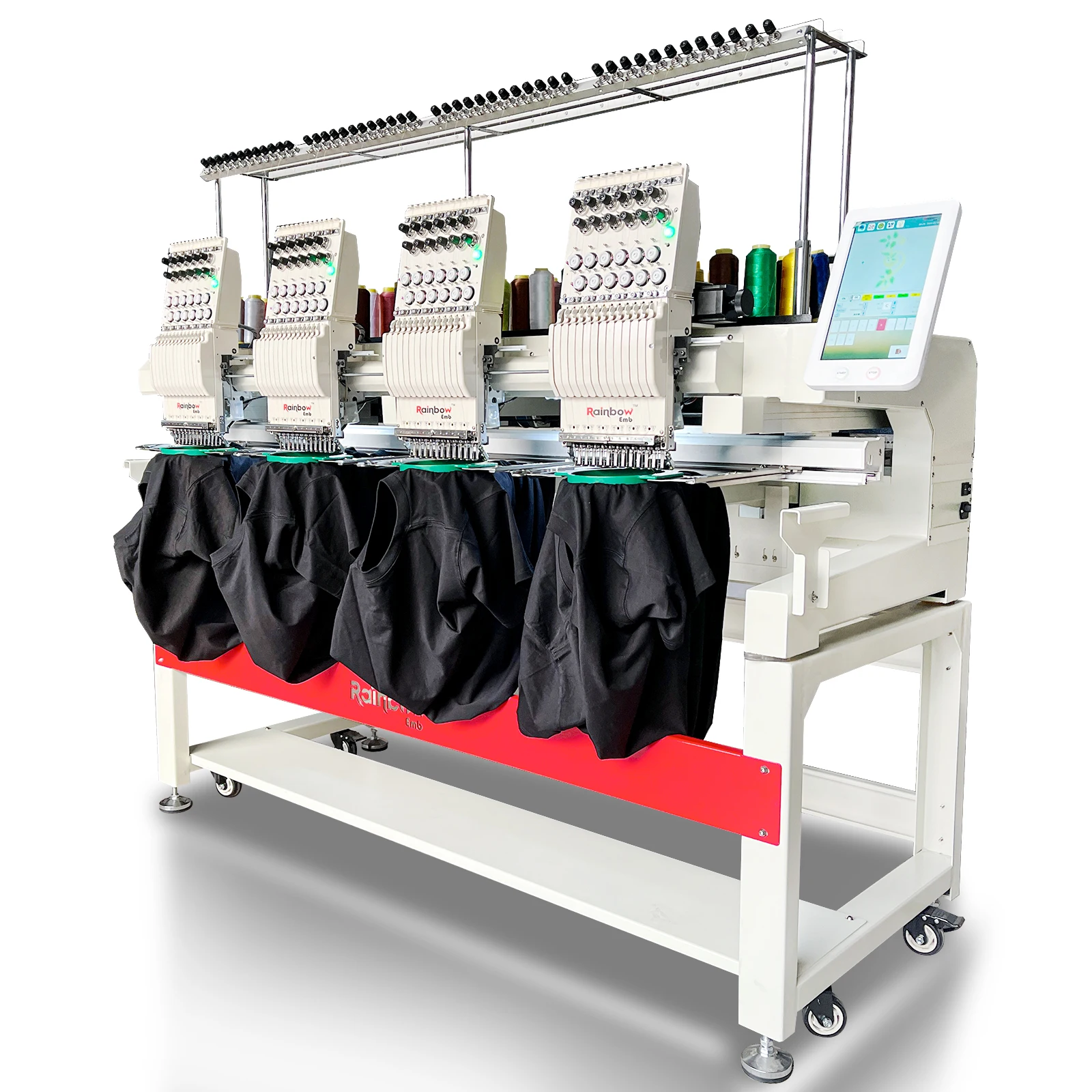 Used Feiya Tajima Barudan 4 Head Embroidery Machine for Sale 2