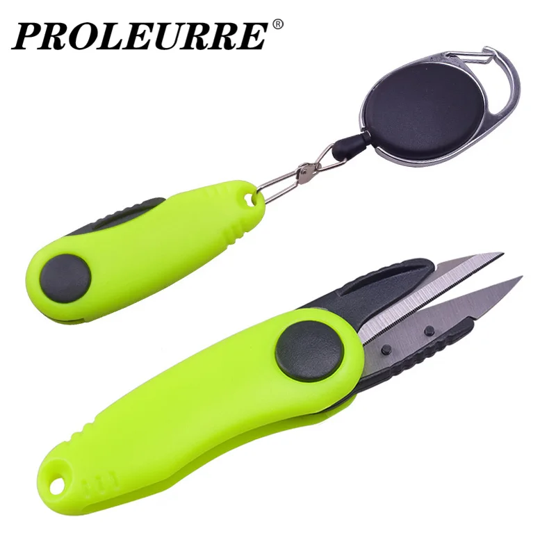 Proleurre Shrimp Shaped Stainless Steel Fishing Scissors Accessories Set Folding Fishing Line Lead Sheet Cut Clipper fishing scissors fishing accessories fishing tools fishing tool fishing tackle