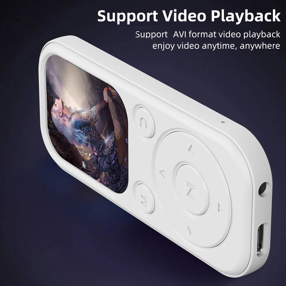 2 Inch MP3 MP4 Player HiFi Lossless Music Player BT5.4 Student Walkman MP3 FM Radio/E-book Sports Running Walking Music