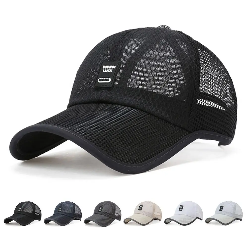 

Quick Dry Adjustable Men Women Outdoor Sports Baseball Cap Sun Protection Caps Summer Sunscreen Hats Full Mesh Hats