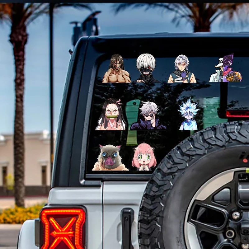 Rengoku Kyoujurou Anime Motion Stickers Demon Slayer Waterproof Decals for Cars,Laptop,Motorcycles,Refrigerator,Suitcase,Etc.