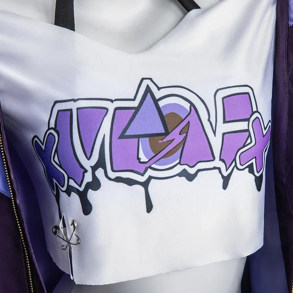 Honkai: Star Rail: Silver Wolf | Stellaron Hunters Cyberpunk Cosplay Costume 57 Honkai Star Rail Silver Wolf Cyberpunk Cosplay Costume