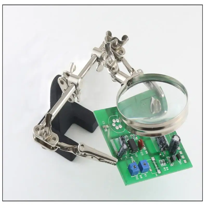 

Electronic Maintenance Magnifier Fixing Frame Clip-on Magnifier Desktop Magnifier With Clip BST-168Z