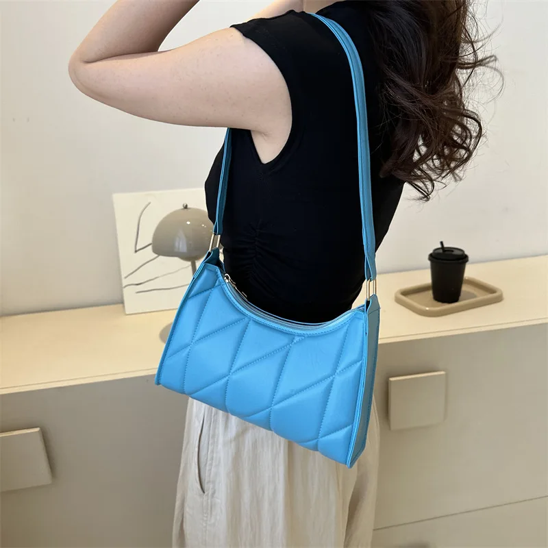 2025 New Women's Trendy Underarm Shoulder Bag, Niche Fashion Simple Hobo Sling, Casual Commuter Purse