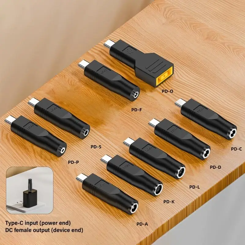USB C PD 고속 퀵 충전기 어댑터 100W 노트북 전화 노트북 태블릿 여행 기술 가제트 용 전원 배송