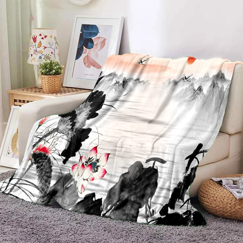 Китайская живопись мягкий плюшевый