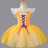 Vêtements pour enfants, costume de scène de princesse, vêtements pour enfants, fête, tutu élégant, justaucorps de ballet pour filles, robe, vêtements de danse 4