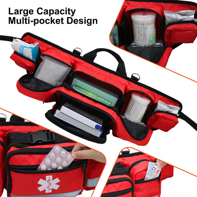 Medical First Aid Kit Bag Portable Storage 1