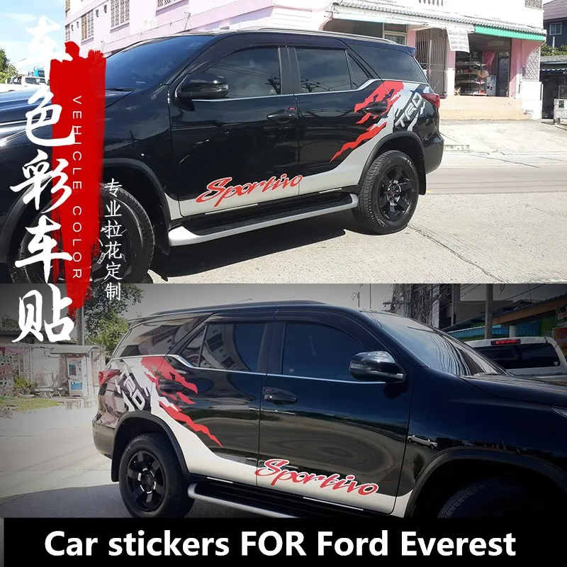 

New custom car stickers FOR Ford Everest body modification sports car decals car film