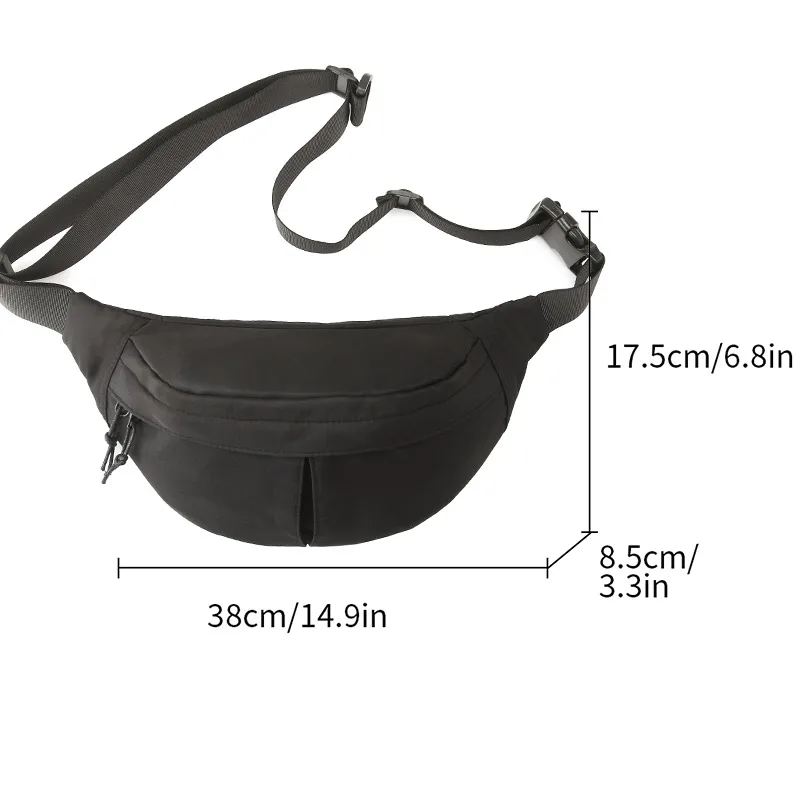 Waist bag running mobile phone bag men's 2024 new sports women's student men's crossbody small bag shoulder bag chest bag