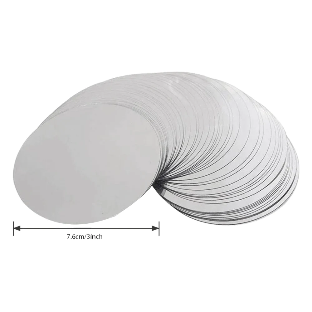 150 Pcs 3 Inch Silver Wine Pourer Discs Drip-Proof Drip Pouring Pour Spout Pour Wine Thin Slice 3