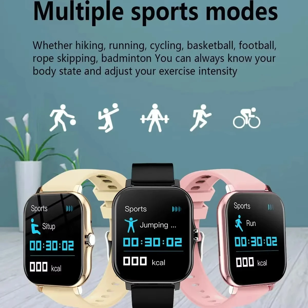 Xiaomi nuevo reloj inteligente mujeres hombres señora regalo deporte Fitness relojes Monitor de ritmo cardíaco reloj inteligente impermeable para teléfonos Android IOS - Imagen 3