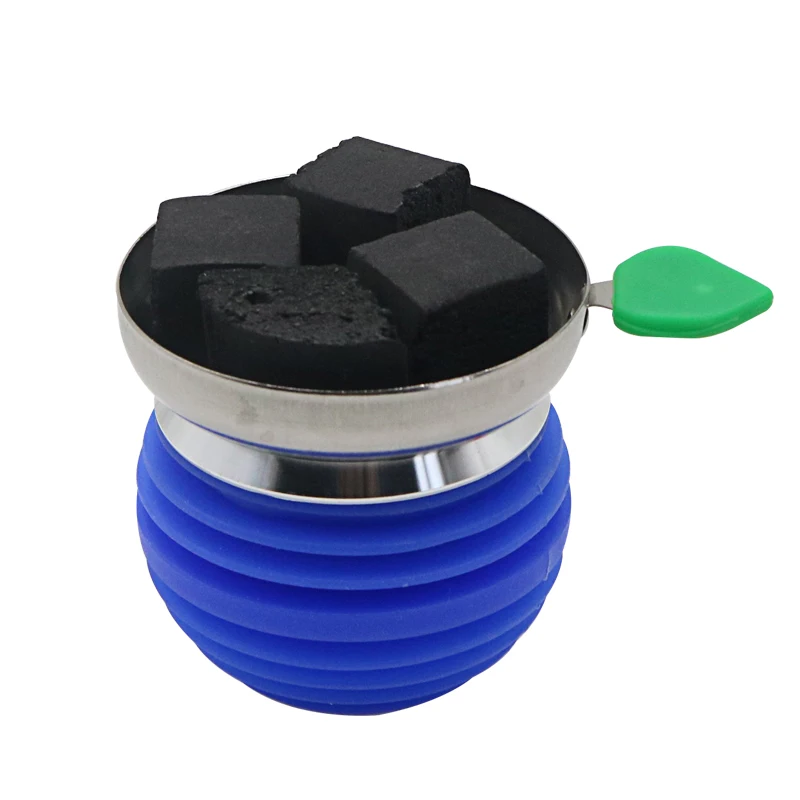 New Design Bowl Apple on Top Bowl Pot Hookah Shisha Silicone Head Pipe Nargile Sheesha Tobacco Bowl Accessories 2