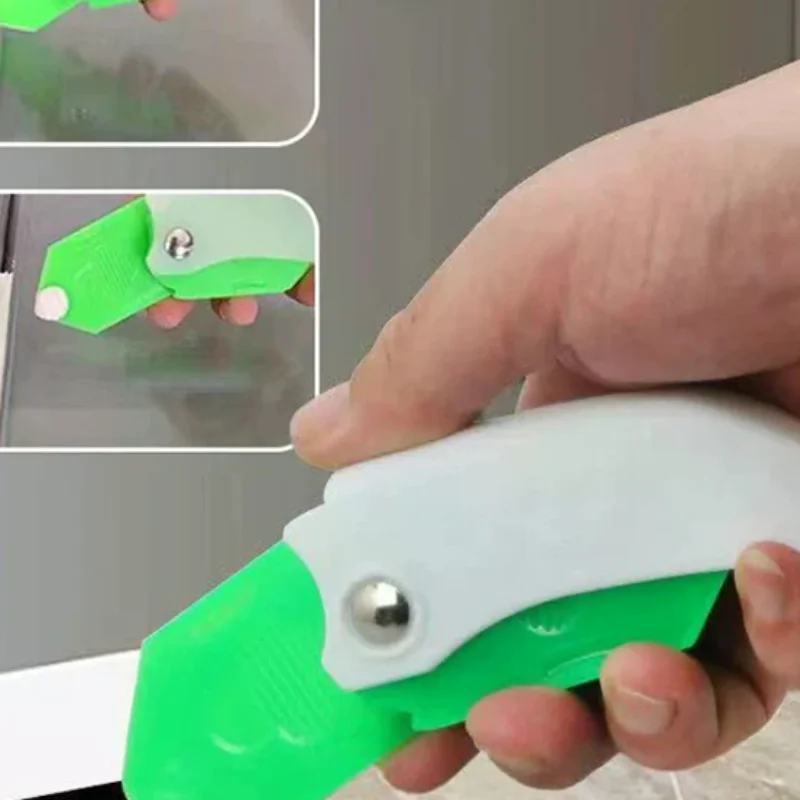 Glue Scraper Nine-in-one Multi-function Scraper Glass Glue Trimmer Sealant Applicator Scraper For Tile Window Grout Edge Removal