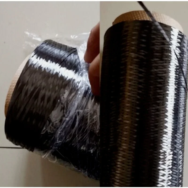 6K 3500MPa Carbon Fiber tow Continuous filament Yarn thread tape