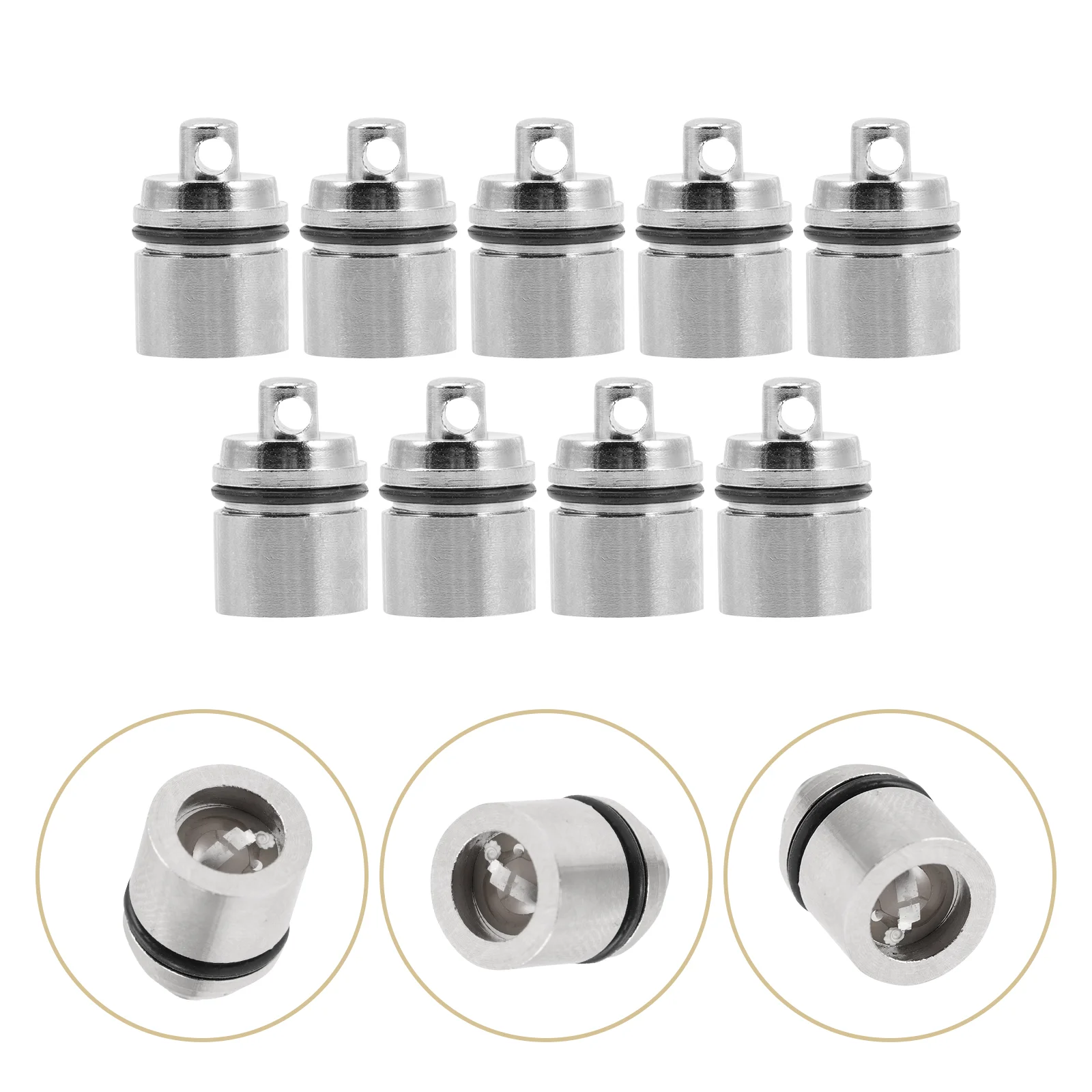 9 Pcs Keychain Light LED Flashlight Mini Small Tiny Pendant Plastic Micro Purse led flashlight mini flashlight led flashlights