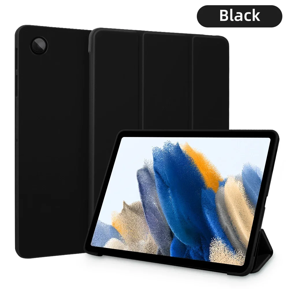 Premium Tri-Folding Magnetic Leather Tablet Case, TPU Protective Cover