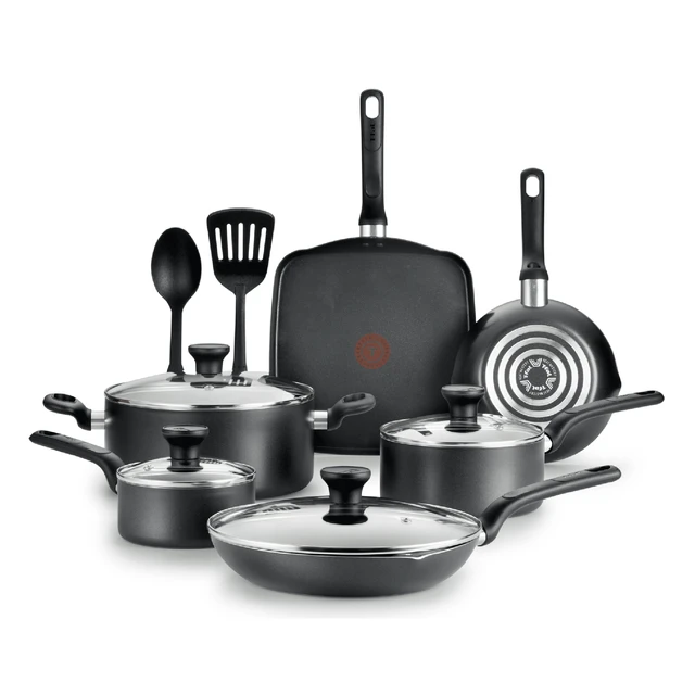 T-Fal Ultimate Hard Anodized 8 & 10.25 Fry Pan Set - Grey