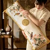 Chinese Flora Bird Pillows 35x100 Long Cushion Luxury Retro Cushions Decorative Pillow For Sofa Chair Bedding Home Decoration 3